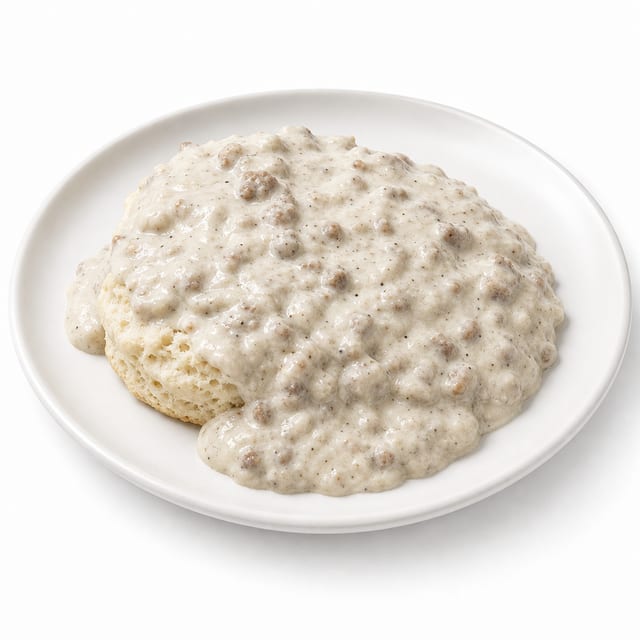 Biscuit & Sausage Gravy.
